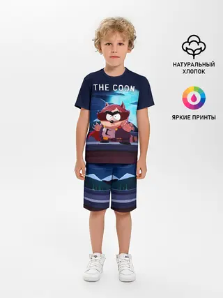 Детская пижама с шортами / The Coon - Енот | Южный Парк