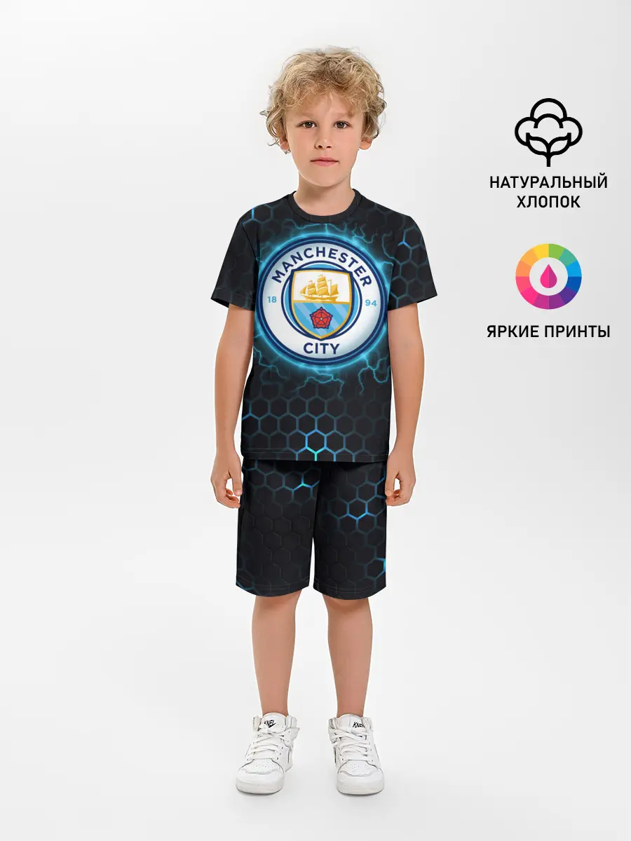 Детская пижама с шортами / Манчестер Сити
