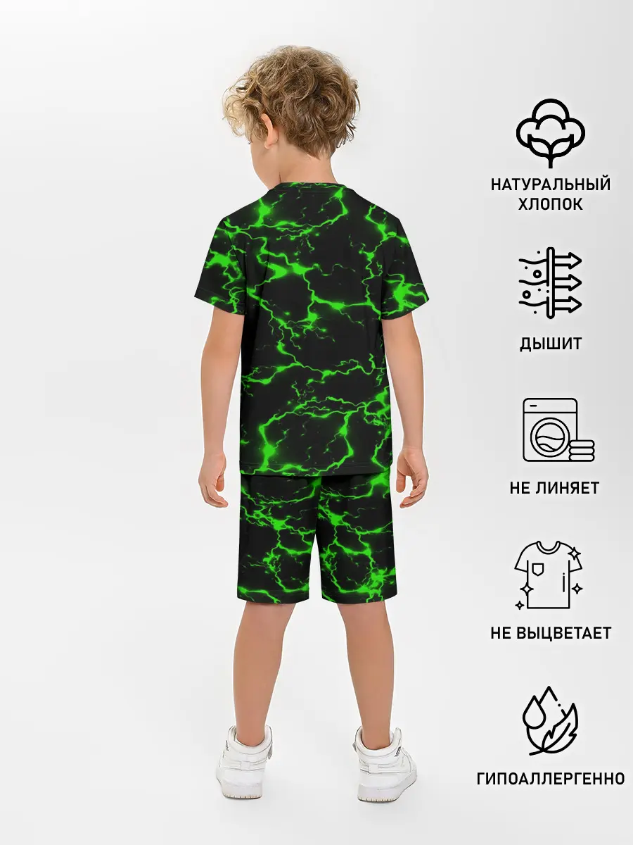 Детская пижама с шортами / Green Flash