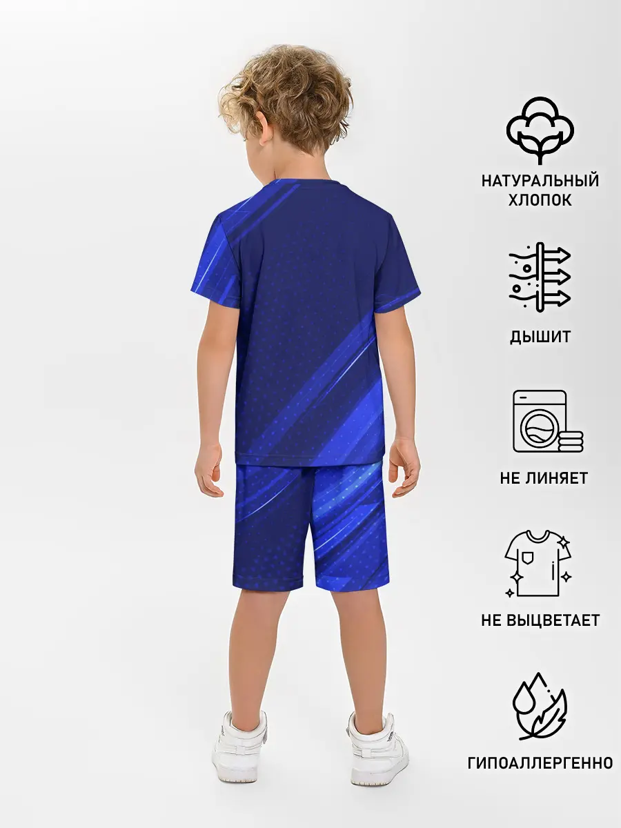 Детская пижама с шортами / BABY SHARK / БЭБИ ШАРК.