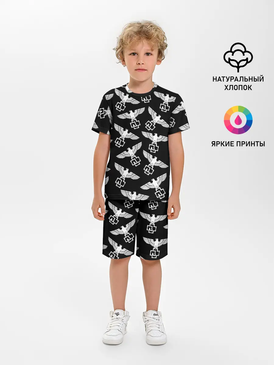 Детская пижама с шортами / Rammstein