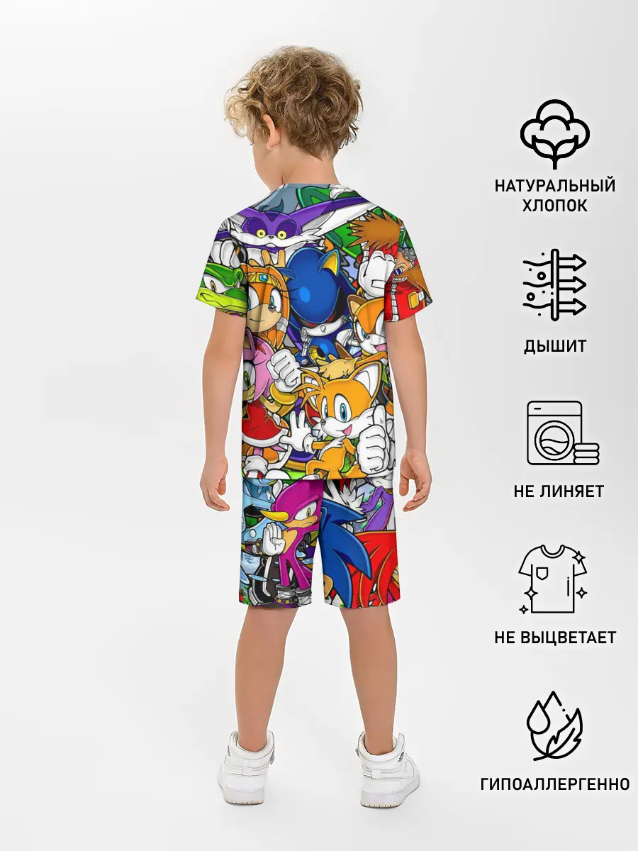 Детская пижама с шортами / КИБЕР СОНИК | CYBER SONIC ROBOT
