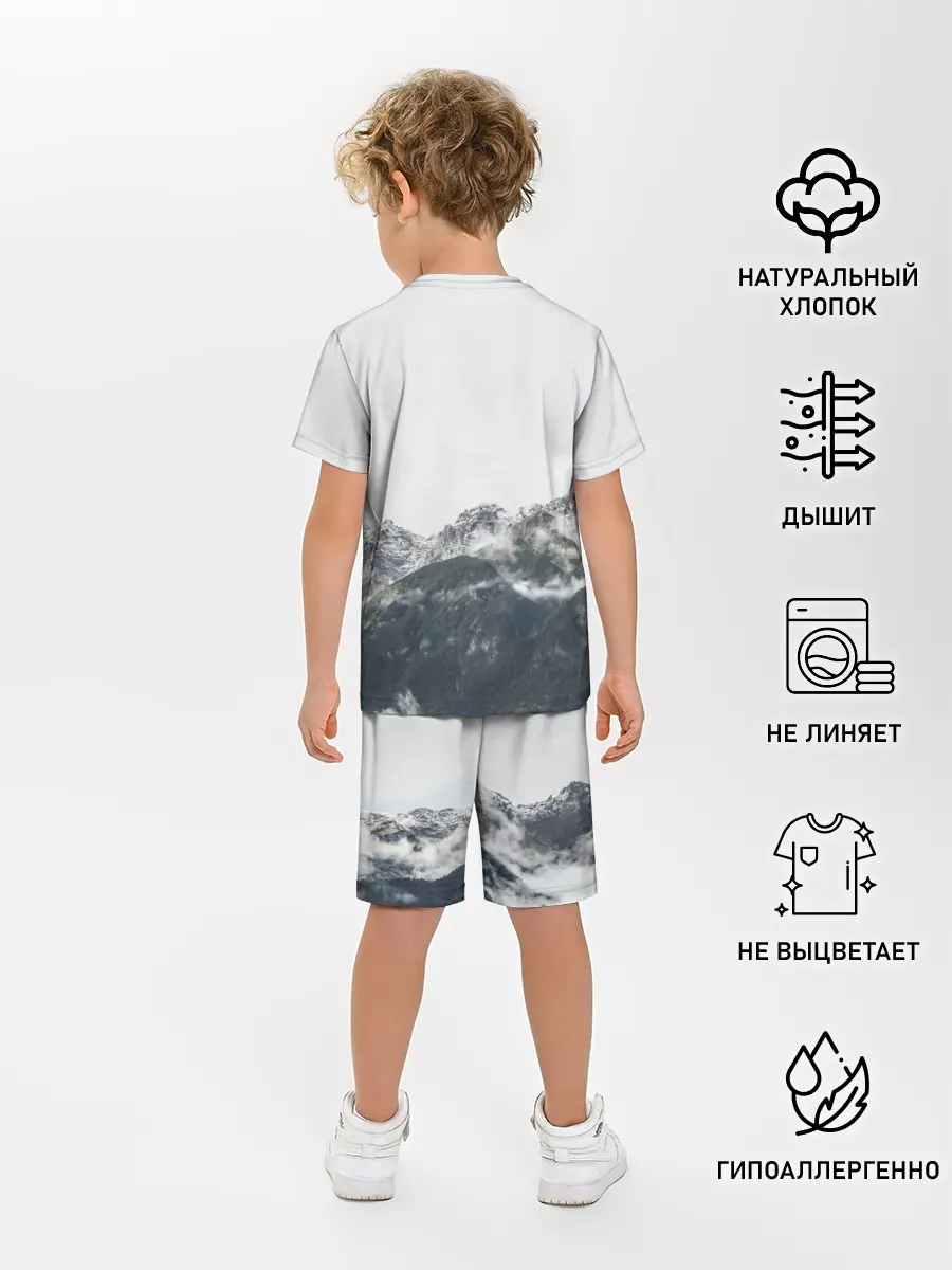 Детская пижама с шортами / Вершина Горы