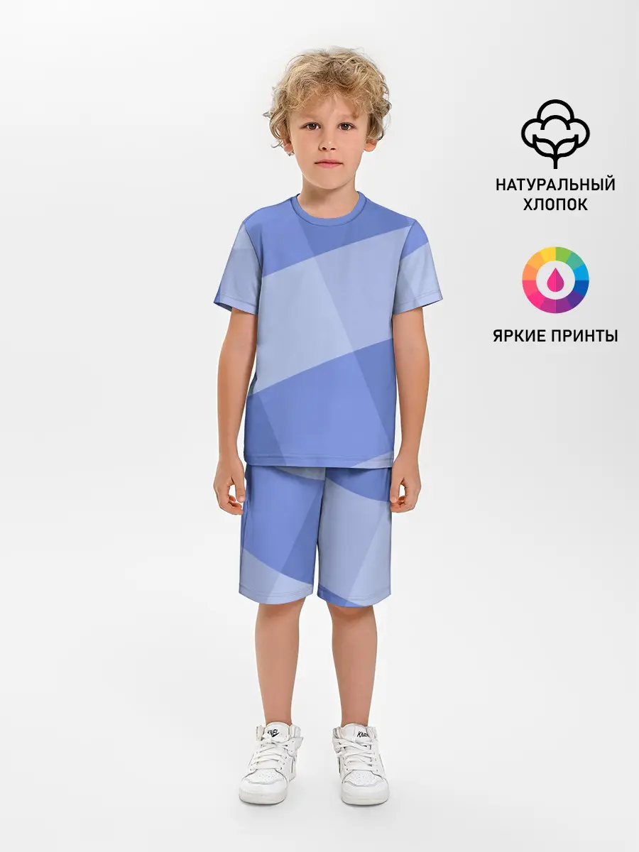 Детская пижама с шортами / Теплый минимализм