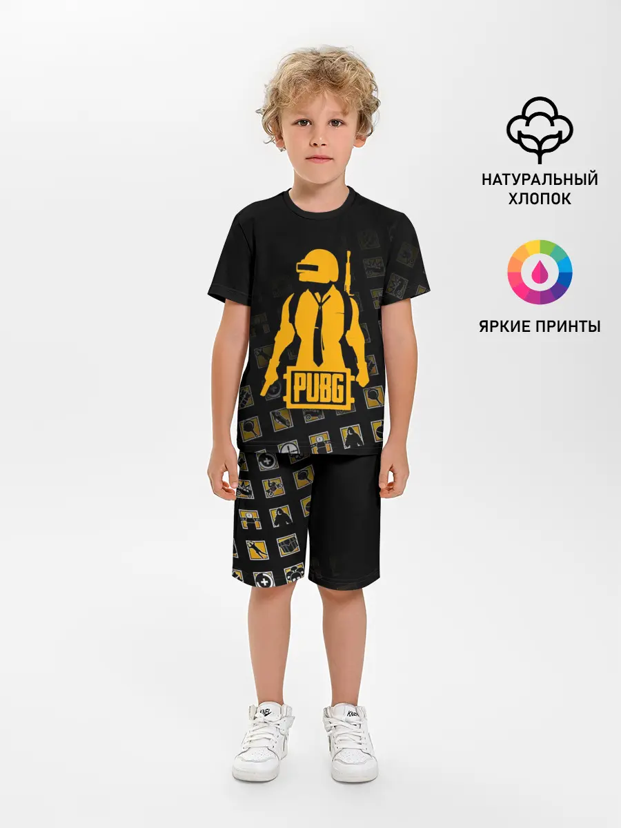 Детская пижама с шортами / PUBG
