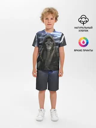 Детская пижама с шортами / S.T.A.L.K.E.R | С.Т.А.Л.К.Е.Р
