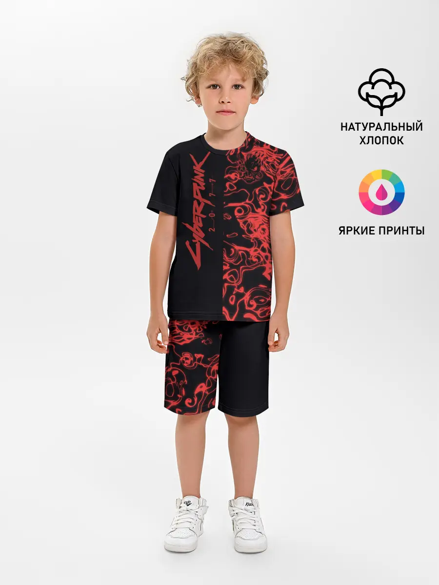 Детская пижама с шортами / Cyberpunk 2077