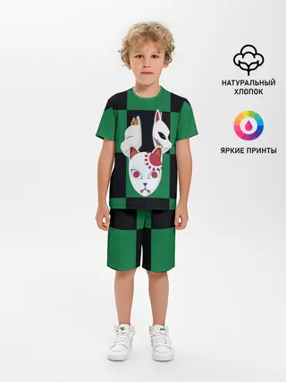 Детская пижама с шортами / Падшие ученики, выживший лис