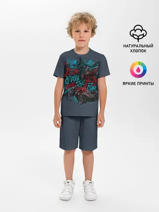 Детская пижама с шортами / Batman: Arkham Knight