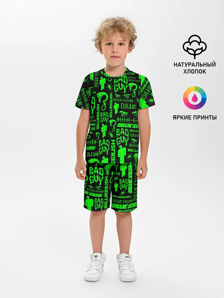 Детская пижама с шортами / BILLIE EILISH