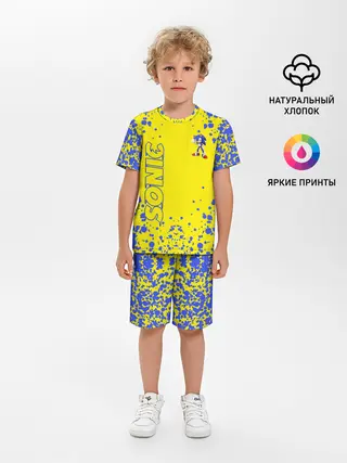 Детская пижама с шортами / Sonic.