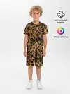 Детская пижама с шортами / Леопард