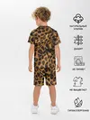 Детская пижама с шортами / Леопард