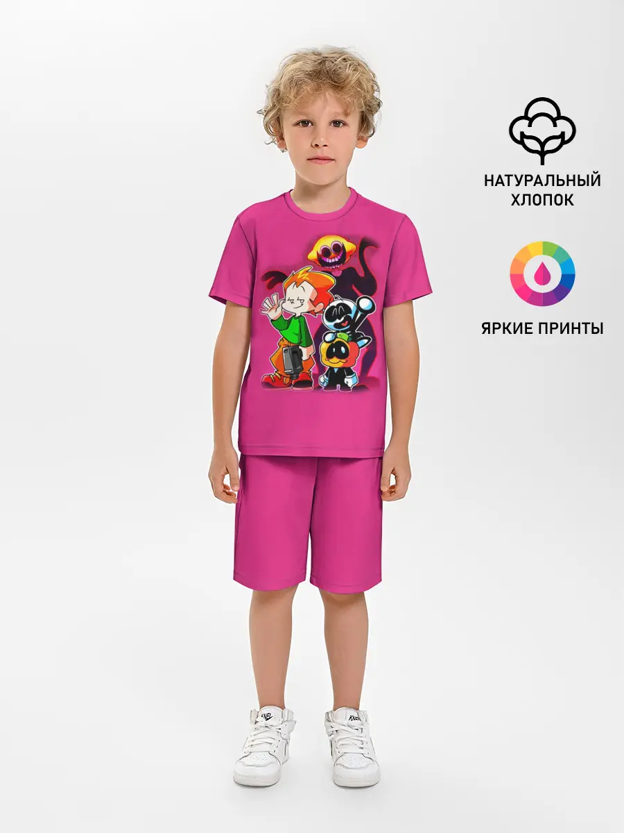 Детская пижама с шортами / Friday Night Funkin персы