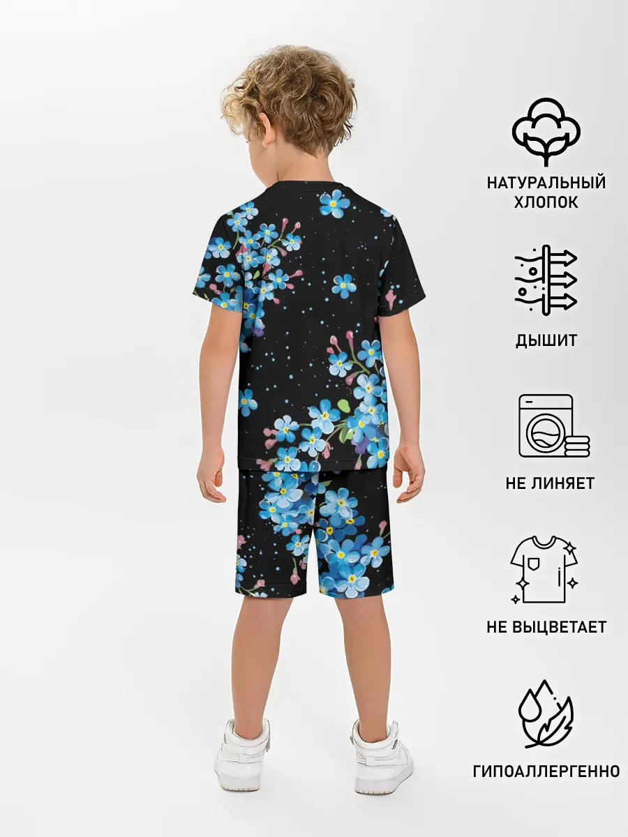 Детская пижама с шортами / НЕЗАБУДКИ