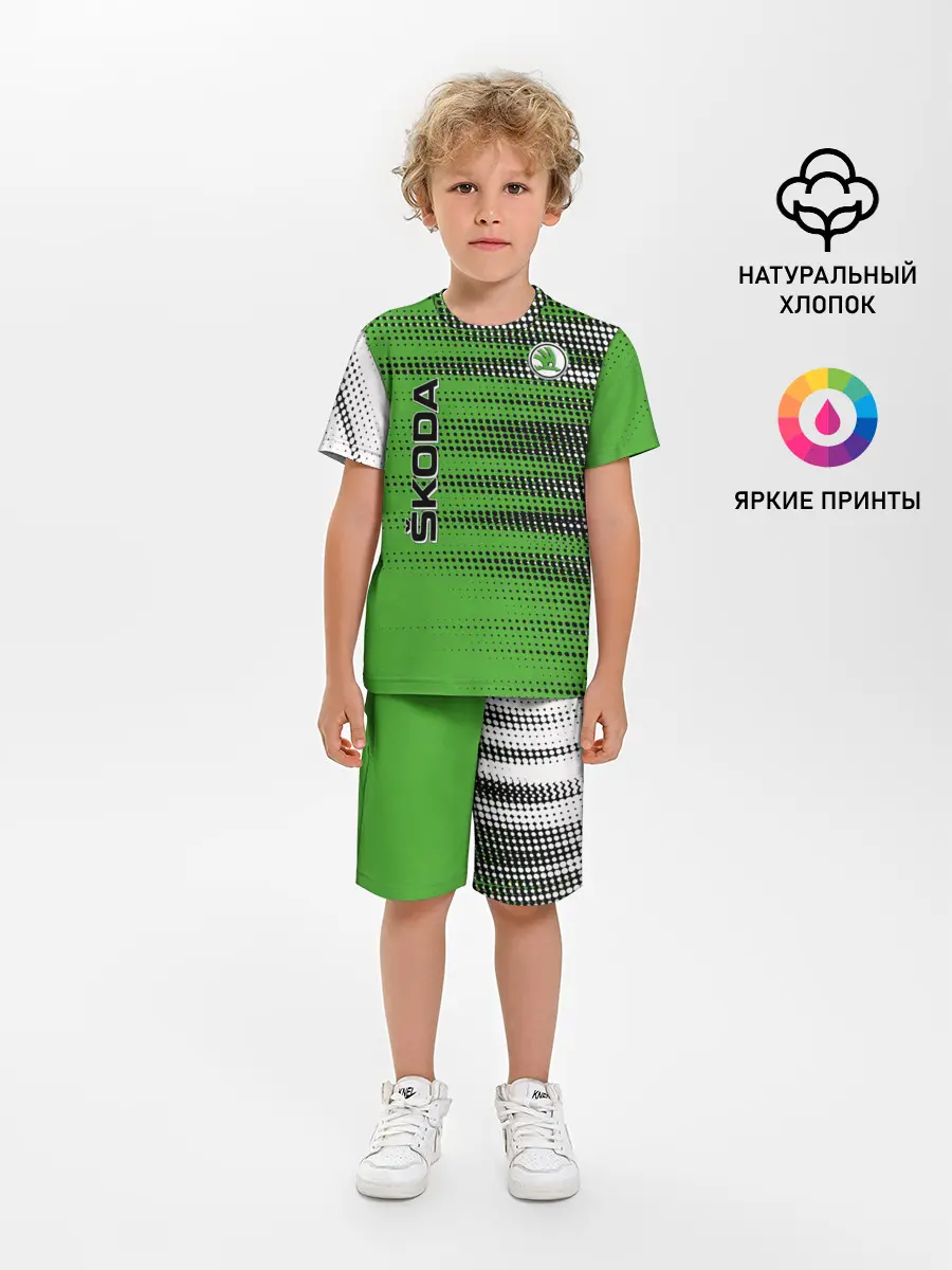 Детская пижама с шортами / SKODA