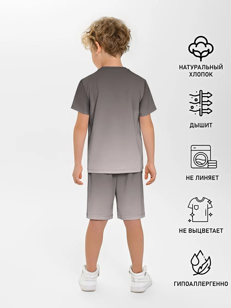 Детская пижама с шортами / Чуя Накахара на мотоцикле взрыв