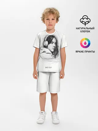 Детская пижама с шортами / Billie Eilish