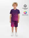 Детская пижама с шортами / Космическая текстура