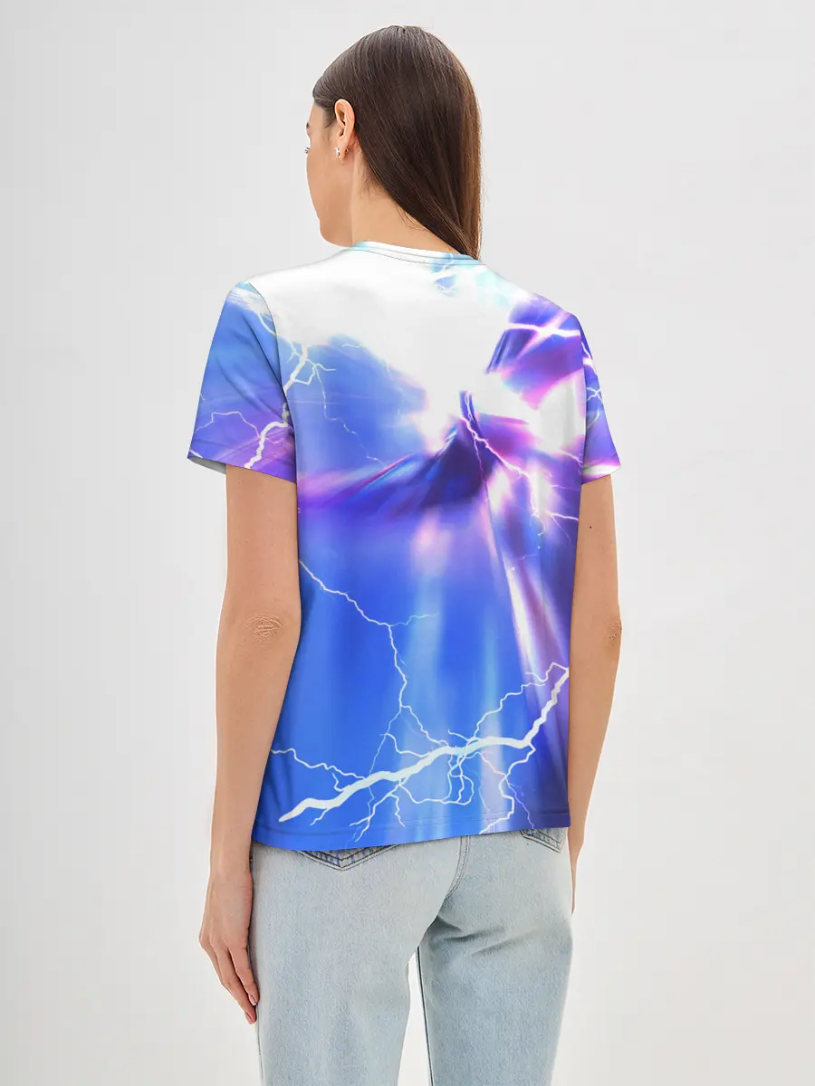 Женская базовая футболка / CYBERPUNK 2077 | КИБЕРПАНК