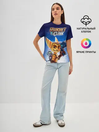 Женская базовая футболка / Рэтчет и Кланr