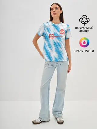 Женская базовая футболка / Гостевая Сезон 21-22 | Ronaldo