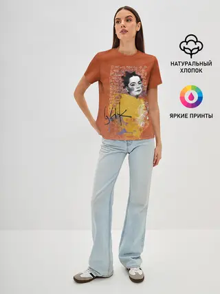 Женская базовая футболка / Bjork