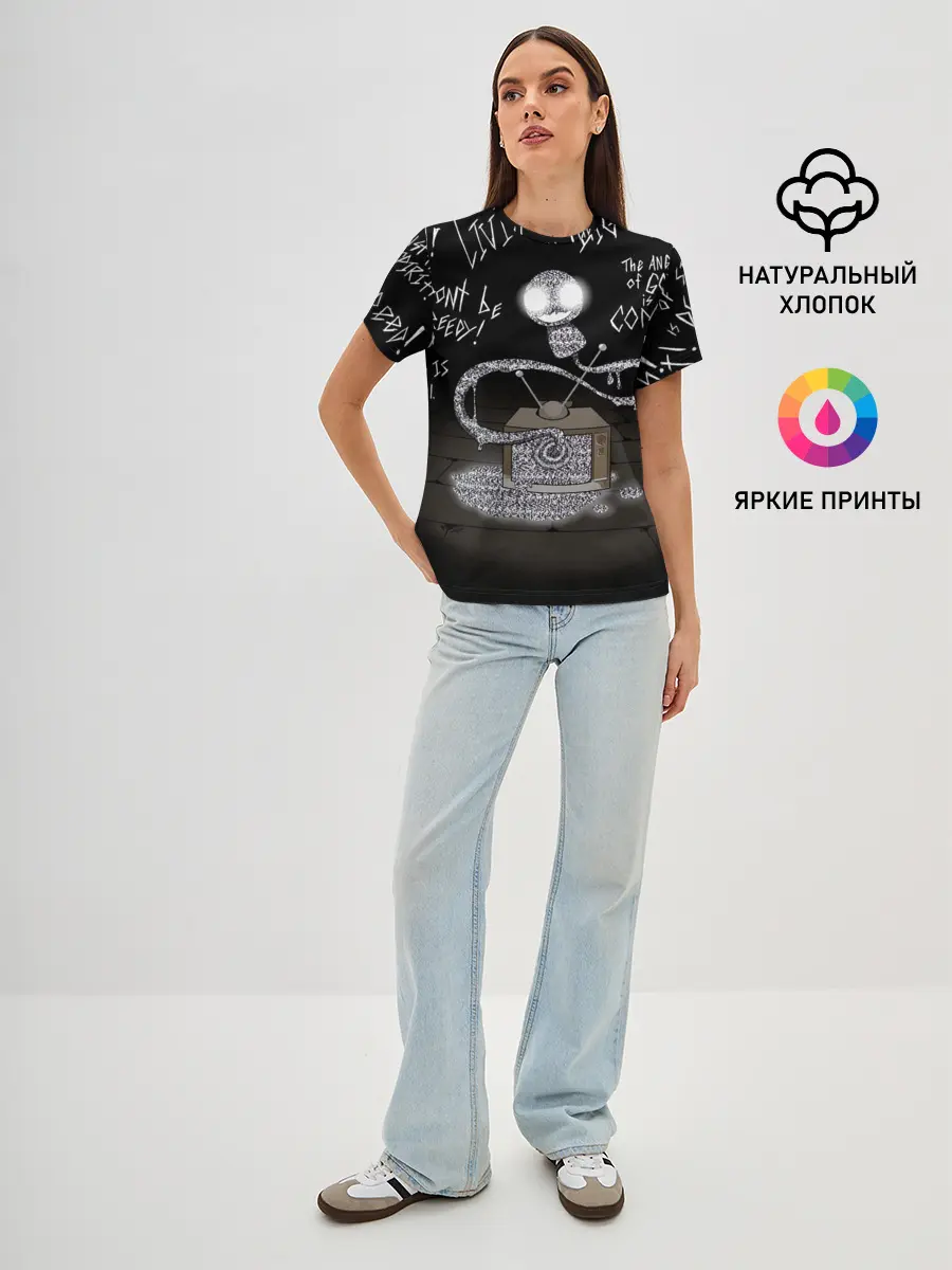 Женская базовая футболка / The Binding of Isaac