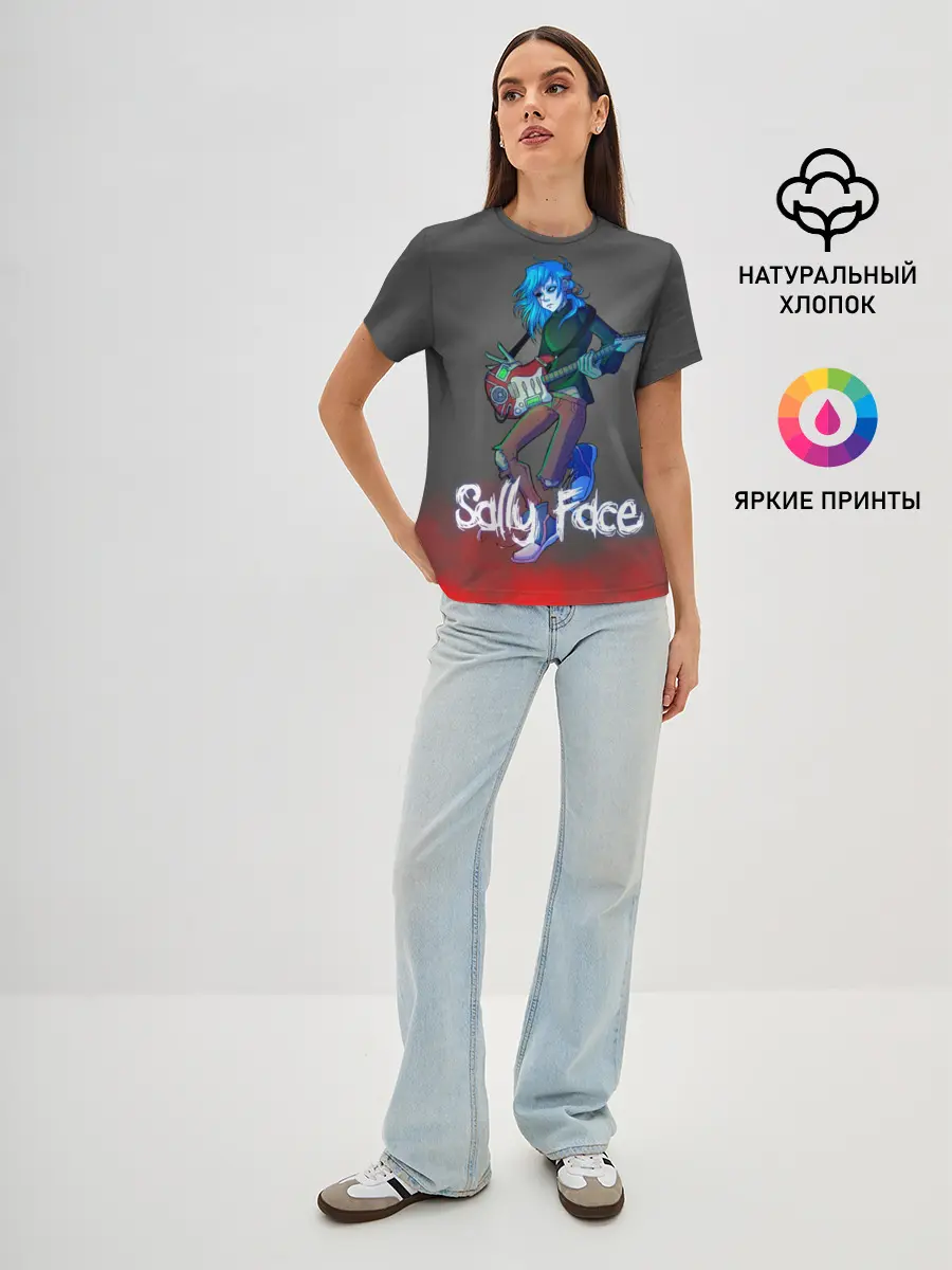 Женская базовая футболка / Sally Face