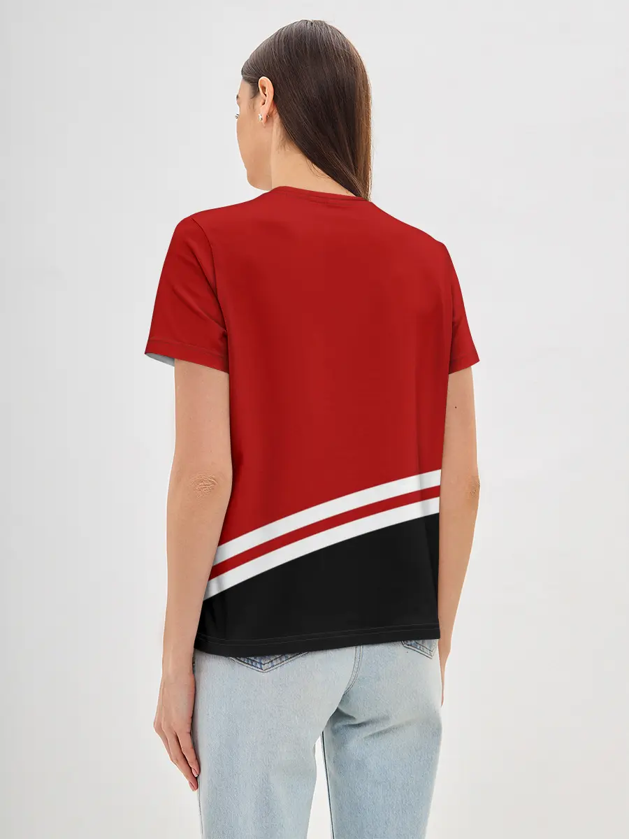 Женская базовая футболка / Chicago Blackhawks, NHL