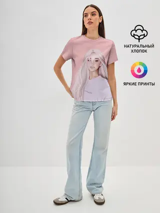 Женская базовая футболка / Ariana Grande