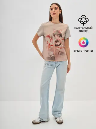 Женская базовая футболка / Пламенная бригада пожарных