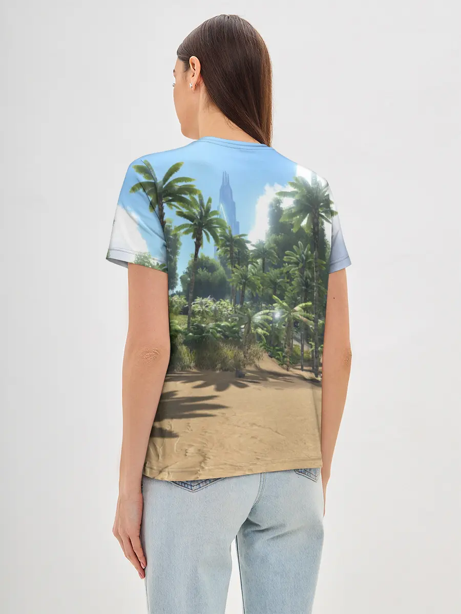 Женская базовая футболка / Ark Survival Evolved