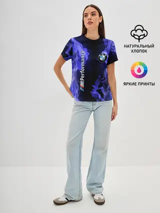 Женская базовая футболка / BMW