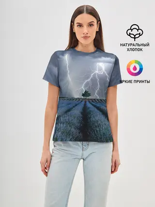Женская базовая футболка / Молнии