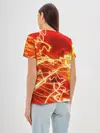 Женская базовая футболка / ОГНЕННАЯ МОЛНИЯ