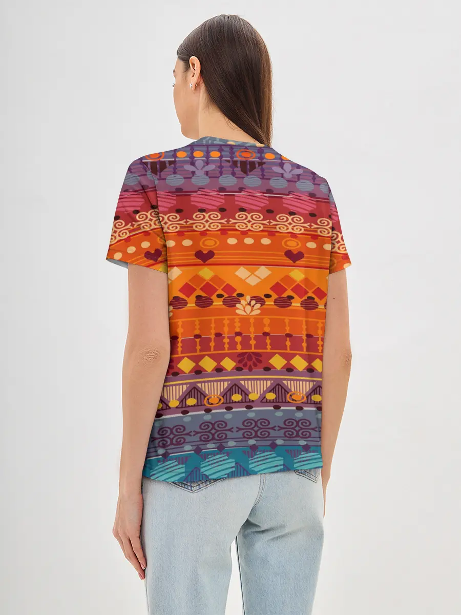 Женская базовая футболка / mexico style