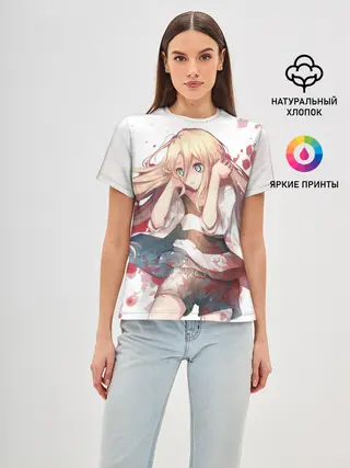 Женская базовая футболка / ANGELS OF DEATH. Rachel Gardner