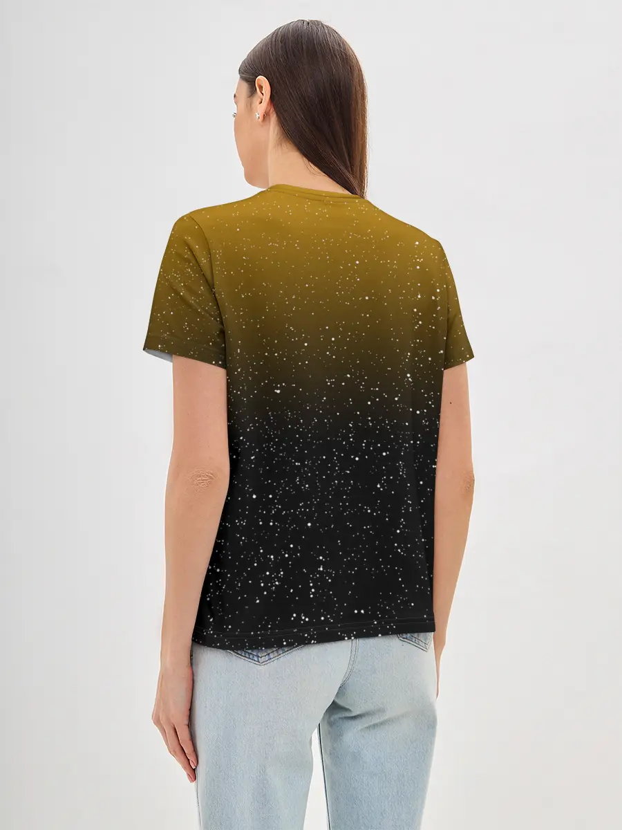 Женская базовая футболка / ЕНОТ АСТРОНАВТ | ЛУННЫЙ ЕНОТ