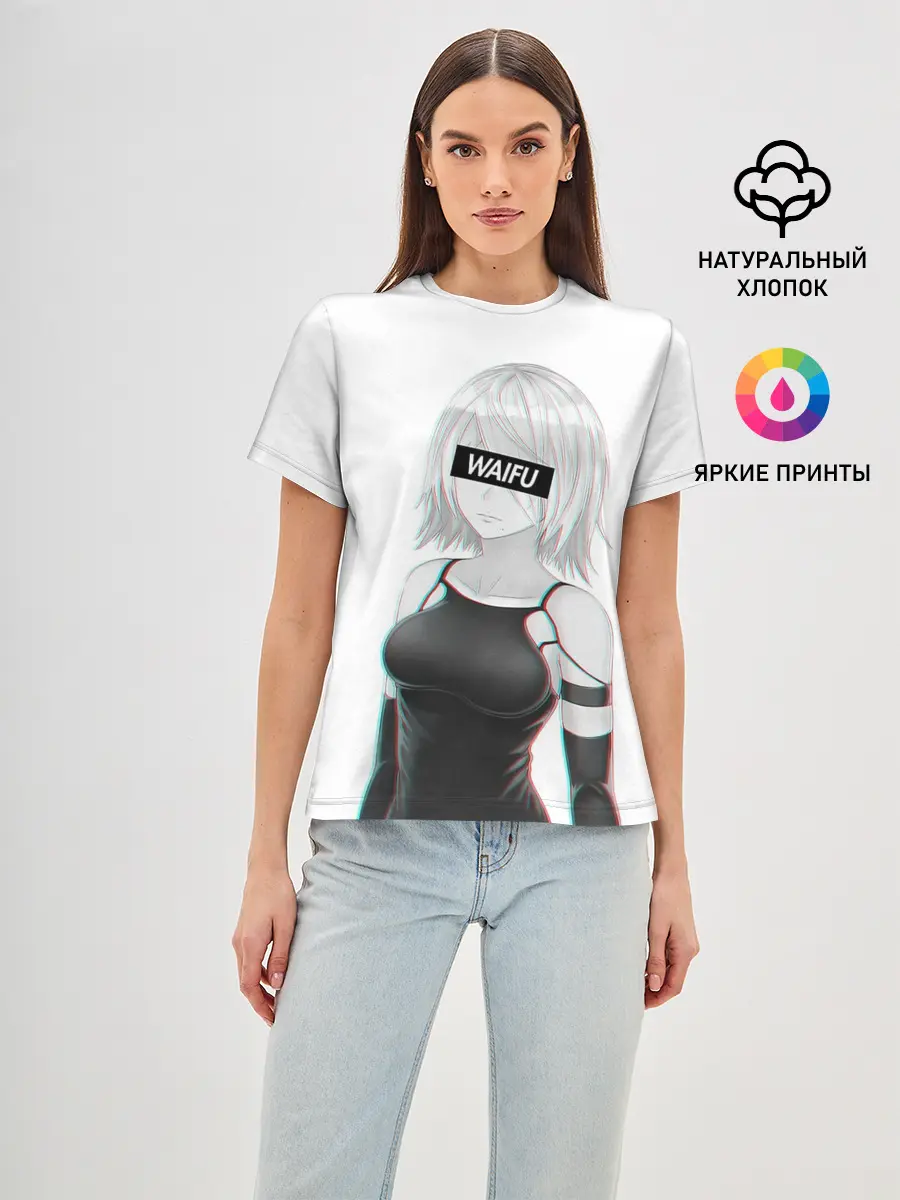 Женская базовая футболка / A2 | WAIFU