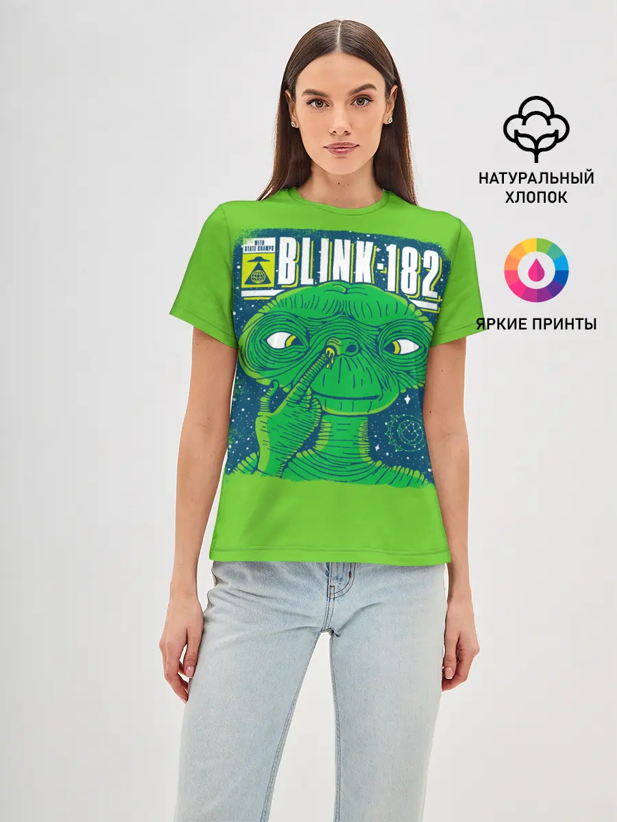 Женская базовая футболка / Blink-182