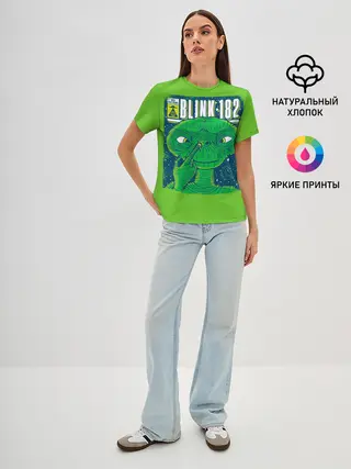 Женская базовая футболка / Blink-182