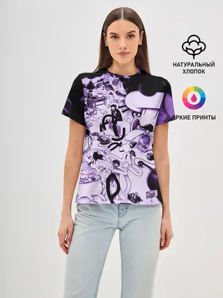 Женская базовая футболка / HARD MULT | Мульт