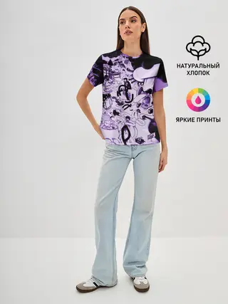 Женская базовая футболка / HARD MULT | Мульт