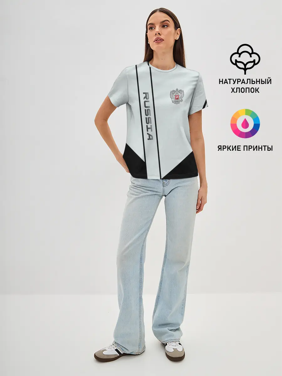 Женская базовая футболка / Russia