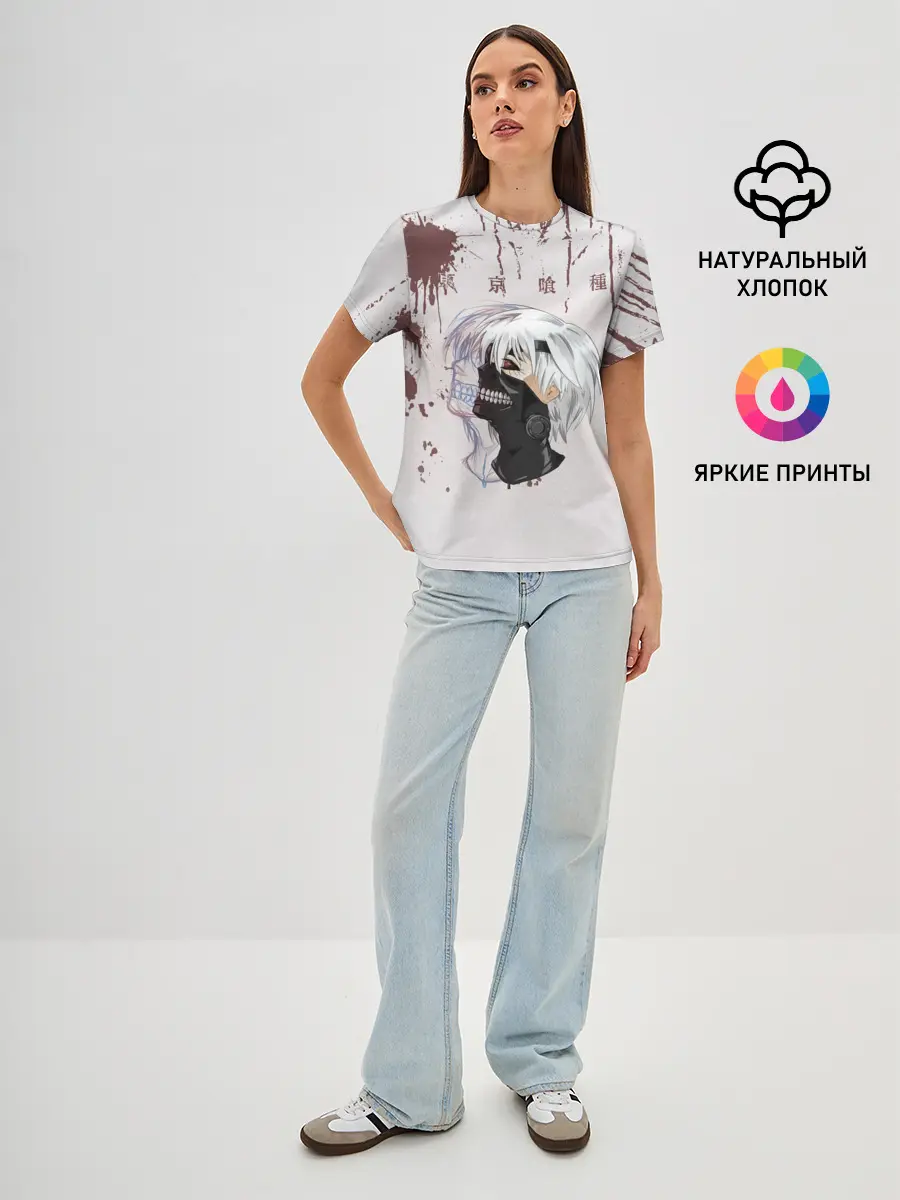 Женская базовая футболка / Канеки Кан