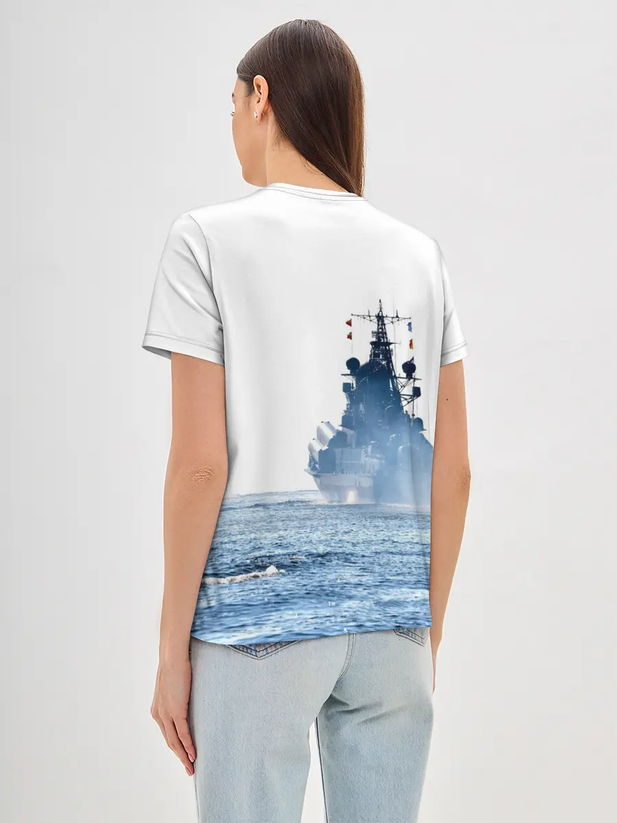 Женская базовая футболка / ВМФ