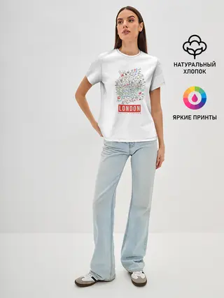 Женская базовая футболка / Лондон