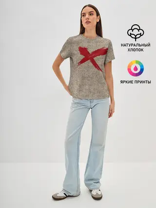 Женская базовая футболка / Red Cross