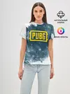 Женская базовая футболка / PUBG BW